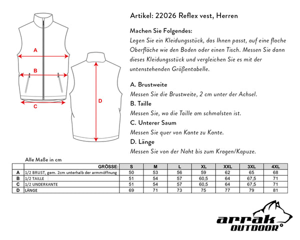 REFLEX-WESTE MÄNNER