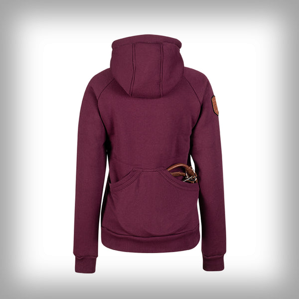 WINTER-HOODIE GRANAT DAMEN