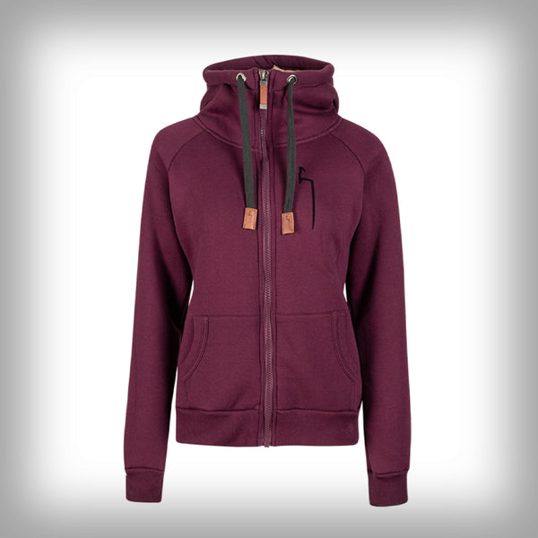 WINTER-HOODIE GRANAT DAMEN