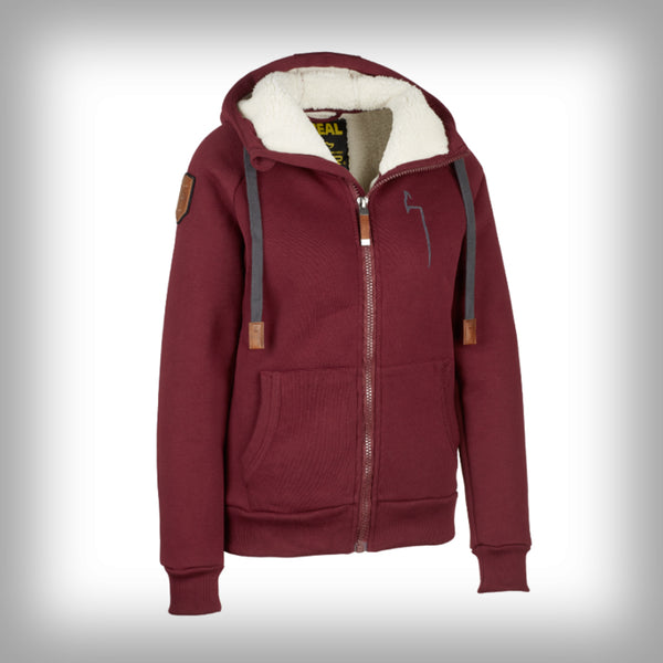 WINTER-HOODIE GRANAT DAMEN