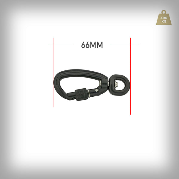 KARABINER ALU 66MM MINI