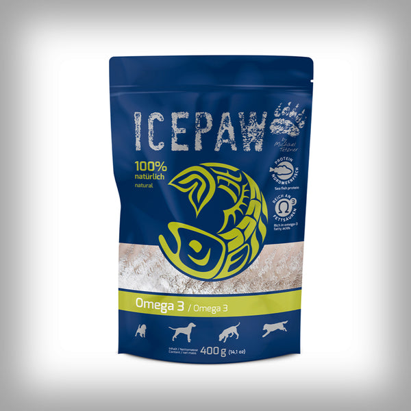 ICEPAW NASSFUTTER OMEGA 3