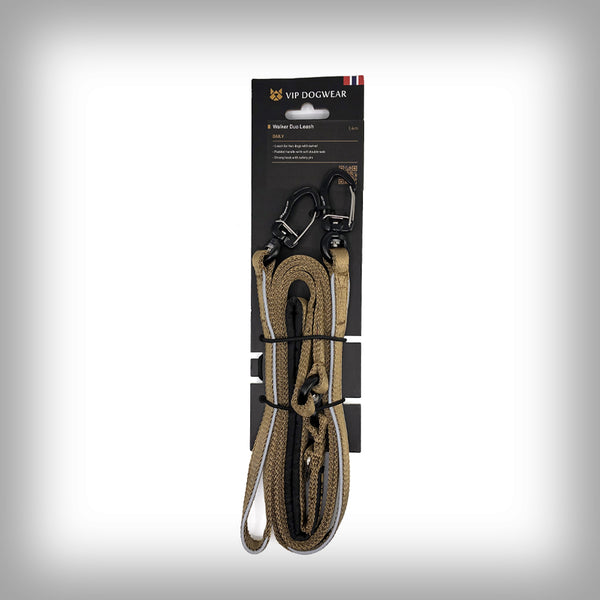 VIP ZWEIER ALLTAGSLEINE NORDIC GOLD