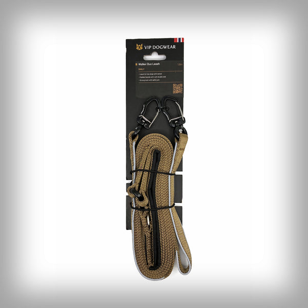 VIP ZWEIER ALLTAGSLEINE NORDIC GOLD