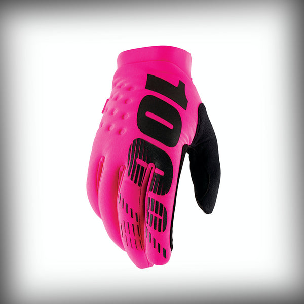 100% BRISKER HANDSCHUHE NEON PINK