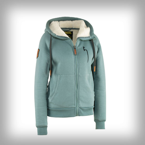WINTER-HOODIE AQUAGREEN WOMEN