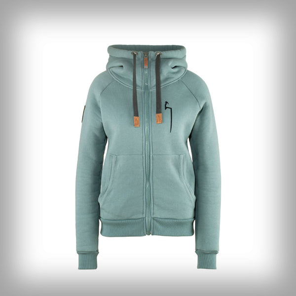 WINTER-HOODIE AQUAGREEN WOMEN