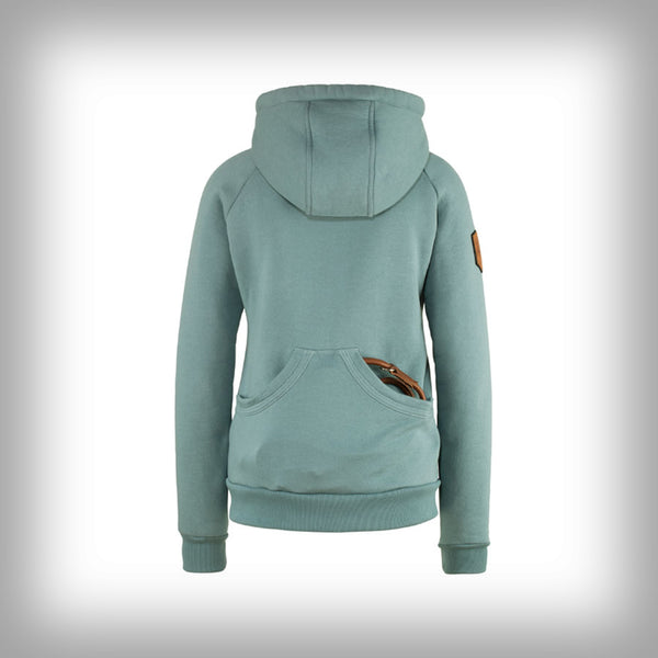 WINTER-HOODIE AQUAGREEN WOMEN