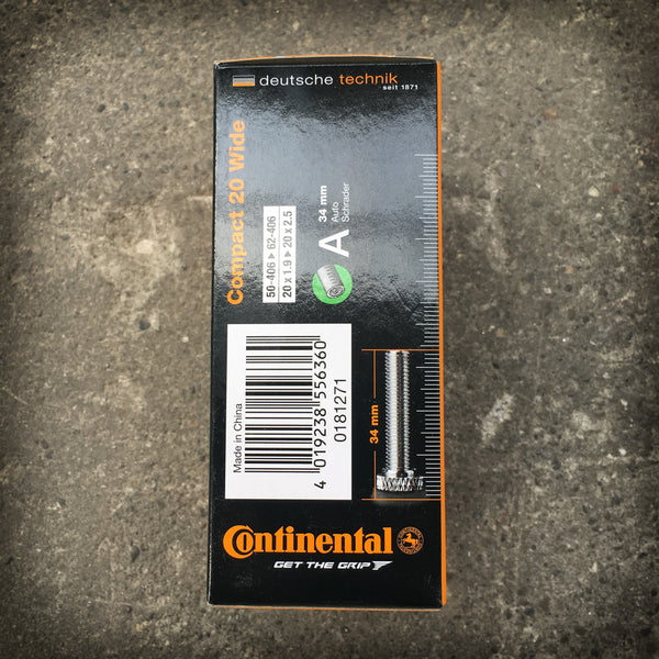 SCOOTER GUMMISCHLAUCH 20x1.9-2.5" CONTINENTAL