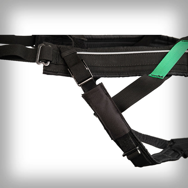 NON-STOP ZUGGESCHIRR FREEMOTION - Das Freemotion Harnest (Zuggeschirr) ist ein speziell entwickeltes Geschirr, welches einen Zugpunkt generiert, der die Bewegungsfreiheit sowie die Kraftübertragung bei jedem Schritt optimiert. Es eignet sich für alle Sportarten bei denen der Zugpunkt hoch liegt