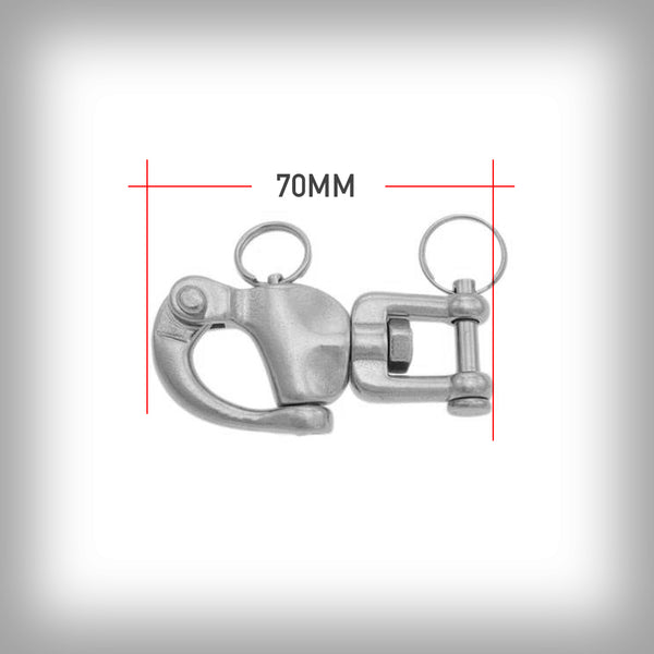 PANIC-SNAP 70MM- Manchmal kann es zu Situationen kommen, in denen du deinen Hund schnell von dir oder dem Scooter/Bike lösen können musst. Für diesen Fall wird ein sogenannter Panic Snap verwendet.