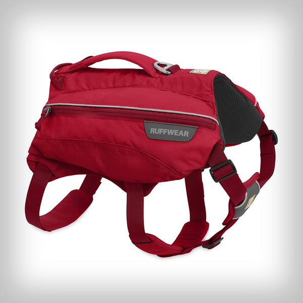 RUFFWEAR SINGLETRAK HUNDERUCKSACK- ist ein leichter, flach anliegender Hunderucksack für Wasserversorgung, der für jedes Abenteuer geeignet ist. Der Singletrak hat zwei faltbare Wasserflaschen, zwei Aufbewahrungstaschen für die wichtigsten Gegenstände