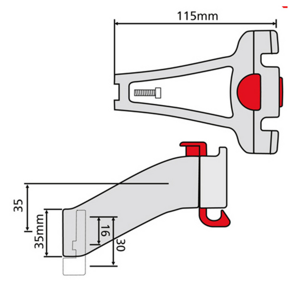 KLICKFIX LENKADAPTER FÜR STEUERROHR