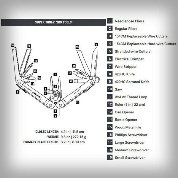 SUPER TOOL 300 BLACK BRÜNIERT