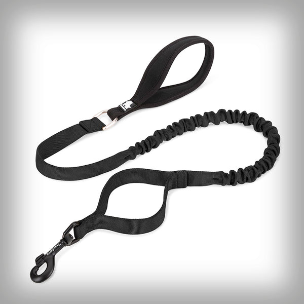 True Loves ALLTAGSLEINE MIT RUCKDÄMPFUNG- praktische Alltagsleine mit Dämpfer, hergestellt aus hochfestem Nylon. Dehnbar zwischen 120 und 160 cm, was eine Stossdämpfung ermöglicht.