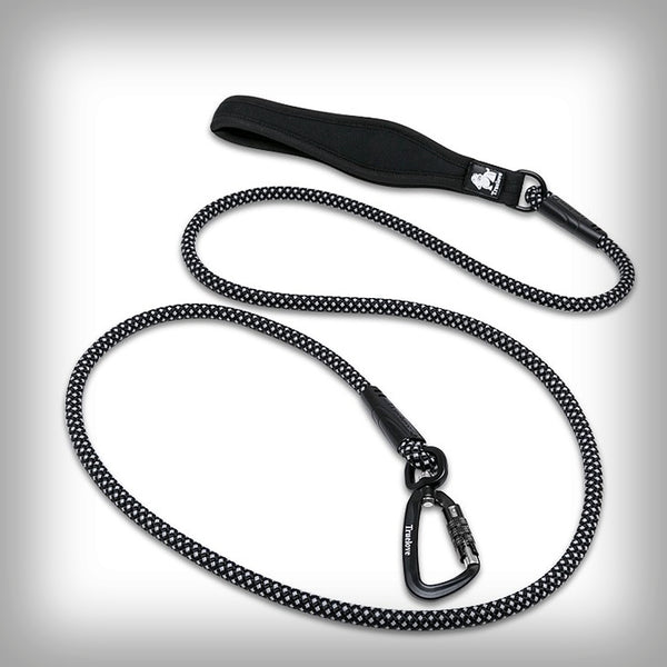 ALLTAGSLEINE RUN VON TRUE LOVES- praktische Rundseil Leine mit einem Seildurchmesser von 1,1cm. Die Leine ist aus sehr strapazierfähigen Nylon gefertigt. Die Halteschlaufe ist sehr hautfreundlich aus Neopren gefertigt.