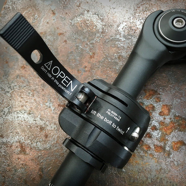 LENKER-HÖHENVERSTELLUNG 90° DREHBAR