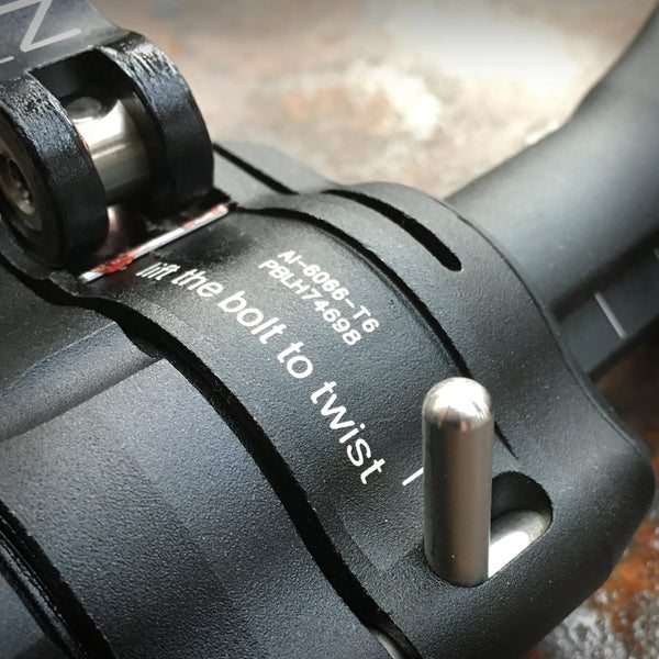 LENKER-HÖHENVERSTELLUNG 90° DREHBAR