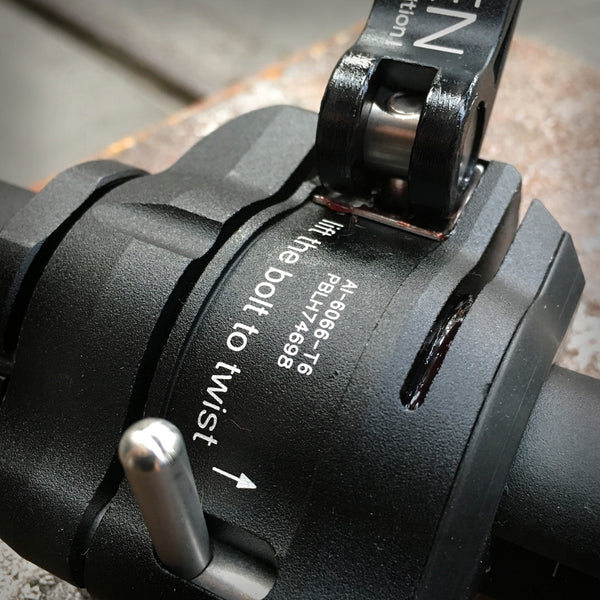 LENKER-HÖHENVERSTELLUNG 90° DREHBAR