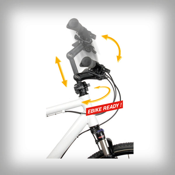 LENKER-HÖHENVERSTELLUNG 90° DREHBAR