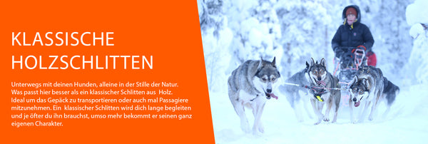 KLASSISCHE HOLZSCHLITTEN