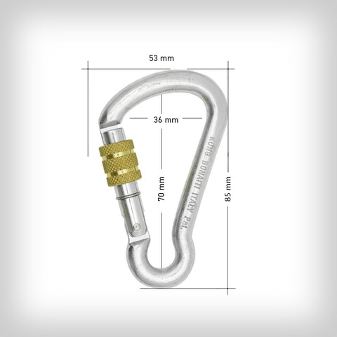 CARBON STAHL KARABINER KONG