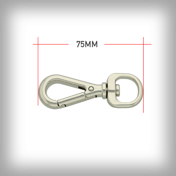 KARABINER FÜR LEINEN 75MM