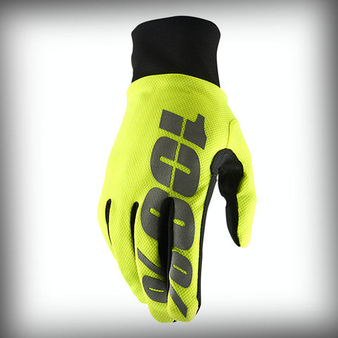 100% HYDROMATIC BRISKER HANDSCHUHE NEON GELB
