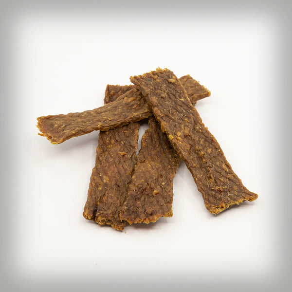 ENTEN TROCKENFLEISCH- Dieser Snack besteht zu 100% aus Enten-Trockenfleisch. Regelmässige Kontrollen der Rohstoffe, Produktionsabläufe und Endprodukte garantieren die hohe Qualität.  Lecker für zwischendurch  Dosierung:   Nach belieben   Zusammensetzung:  100% Entenfleisch Protein: 57% Fett: 21%  Einheit: 250g / 500 / 1000g