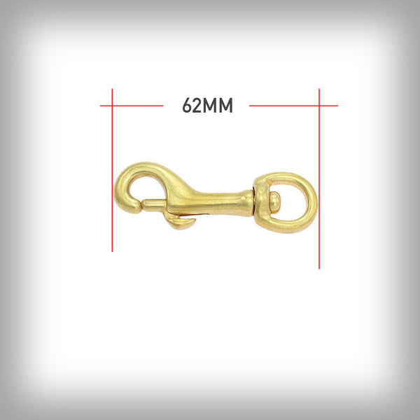 KARABINER 62MM AUS MESSING- sehr fester Bronzekarabiner. Feste Messingkarabiner sind ideal für Anwendung am Meer, für Hundeleinen und Longen. Sie sind salzwasserbeständig. Sie sind beliebt vor allem in Skandinavien, weil es das beste Material