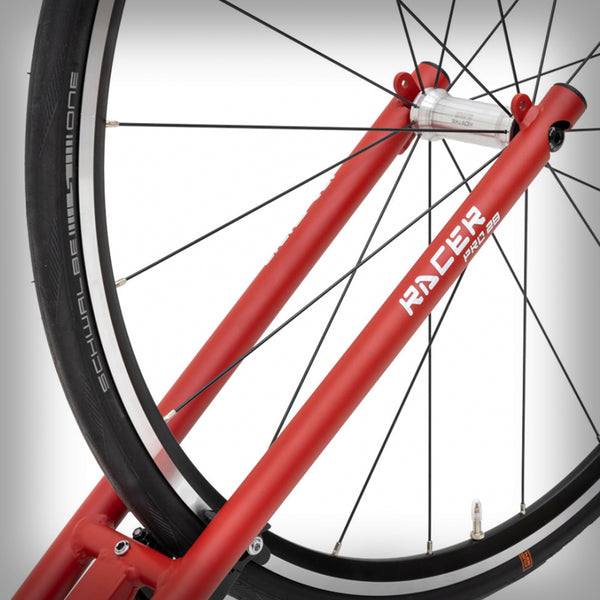 Red shop racer bike
