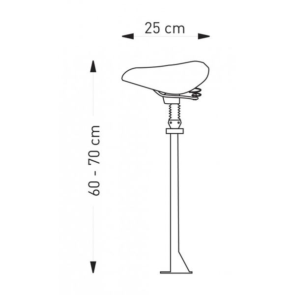 fahrradsattel höhenverstellbar REHA-SATTEL (HÖHENVERSTELLBAR) – SCOOTERSPORT